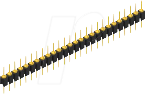 Штифтовий роз'єм, 1 ряд, 1 x 26 - 2,54 мм