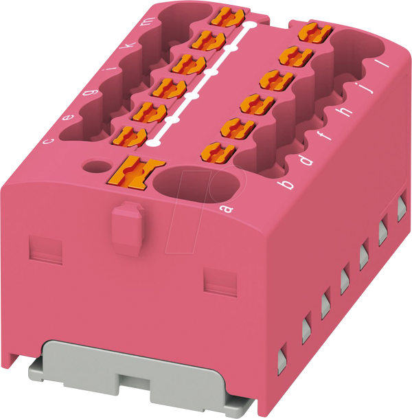 Розподільний блок PTFIX, 4/12x1.5, темно-рожевий