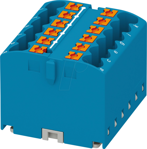 Розподільний блок PTFIX, 12x2.5, синій