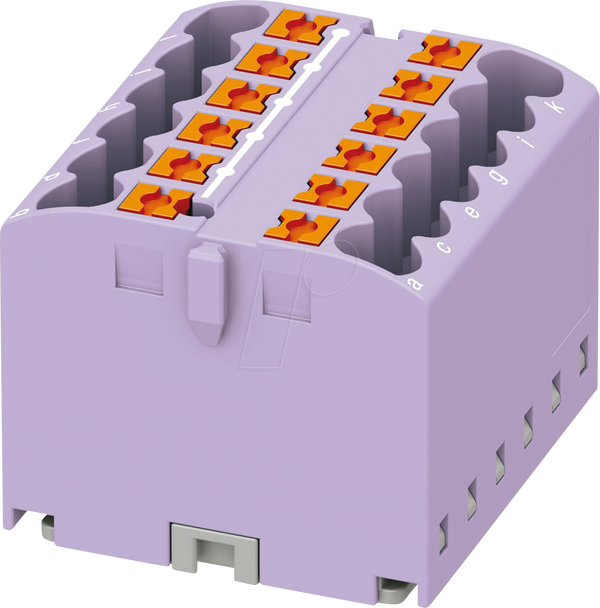 Розподільний блок PTFIX, 12x2,5, фіолетовий