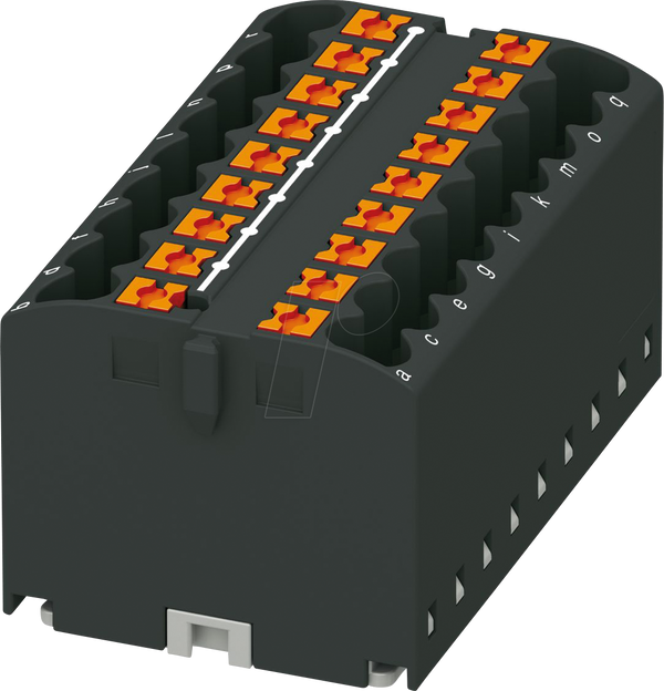 Розподільний блок PTFIX 18x2.5, чорний