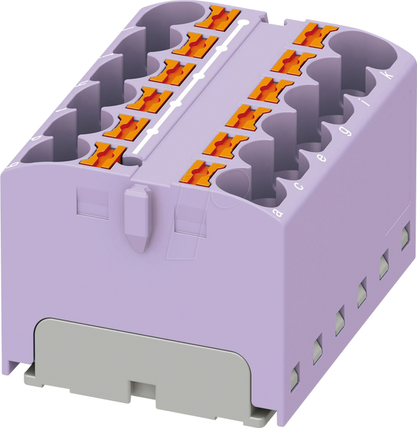 Розподільний блок PTFIX, 12x4, фіолетовий
