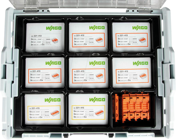 Асортиментний ящик для зрощування роз'ємів WAGO – L-BOXX® 102 - 221