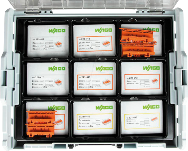 Асортиментний ящик для клем WAGO – серія L-BOXX® 102–221, 4 шт.