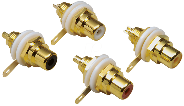 встроенный разъем rca, high-end, черное кольцо