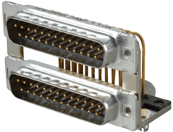 D-SUB, подвійний порт, штекер-штекер, 2x 25-контактний