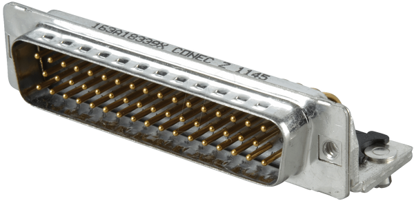 D-SUB M, 50-контактний, кутовий, крок 9.4, прецизійний.
