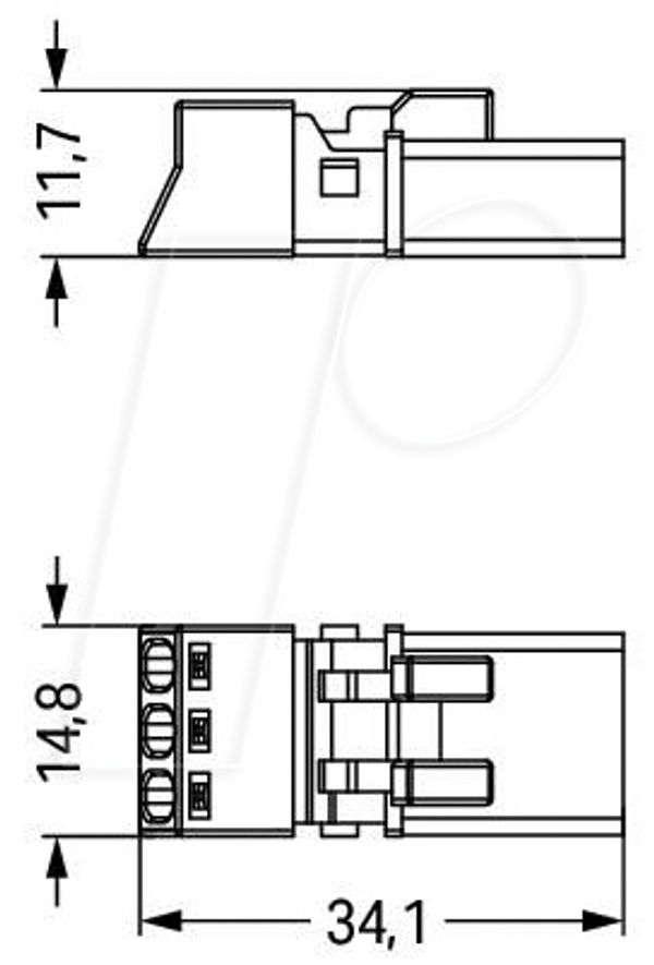 Вилка WINSTA® MINI, 3 полюси