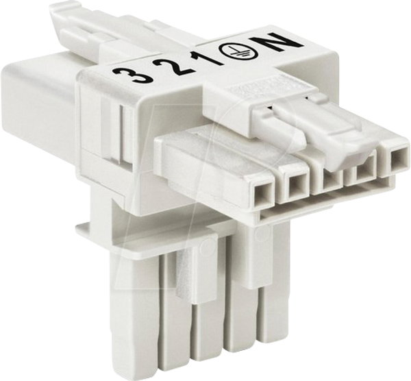 Розподільник WINSTA® MINI T, 5-полюсний