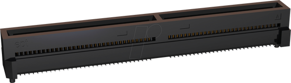 Прямой разъем EC.8 120 контактный ключ, SMT, RM 0,8 мм