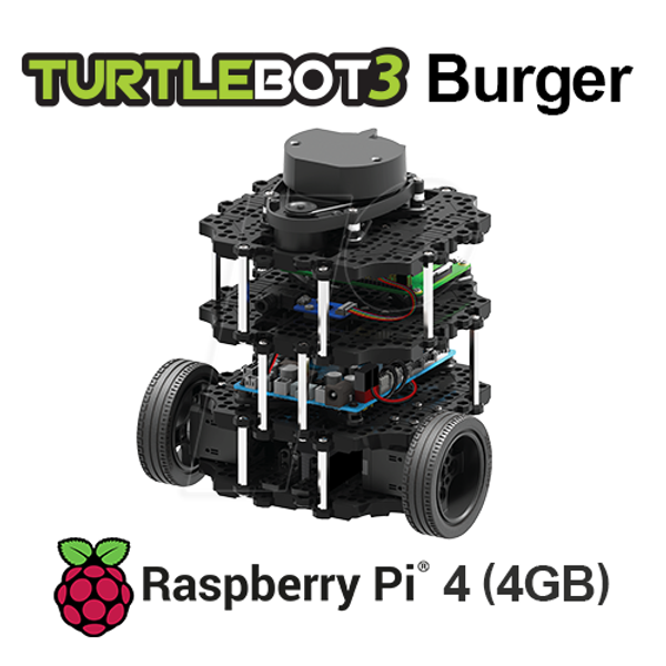 Robotis TurtleBot3 Burger, Raspberry Pi 4, 4 ГБ