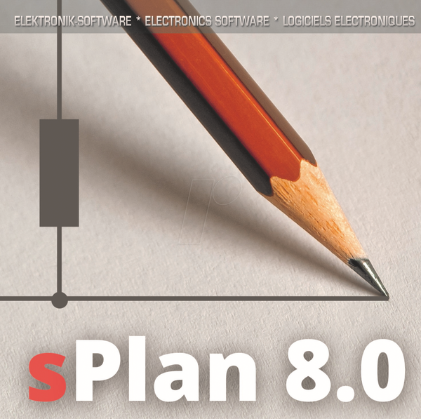 Программное обеспечение для электроники, sPlan 8.0, редактор схем