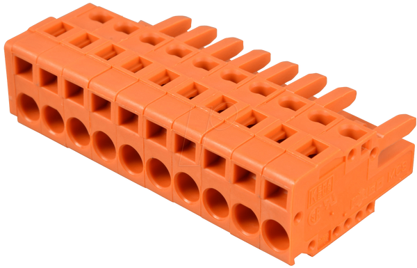 Пружинна планка CAGE CLAMP, Midi, RM 5.08, 10-контактна