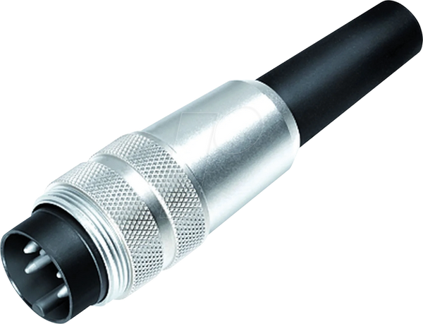 Кабельный разъем M16, серия 680, 3-контактный, неэкранированный, для пайки, степень защиты IP40.