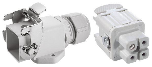 EPIC® H-A 3 — 3+PE — розетка, AGSV, M20