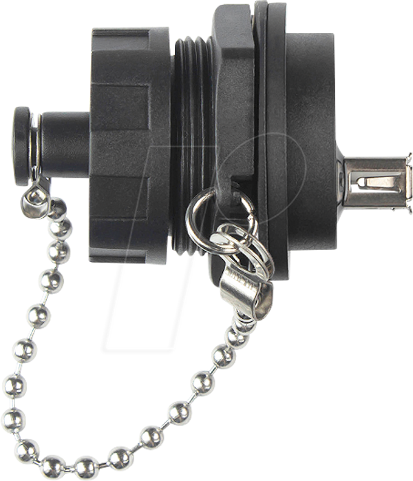 Разъем – USB 2.0, соединительная втулка типа A, + крышка