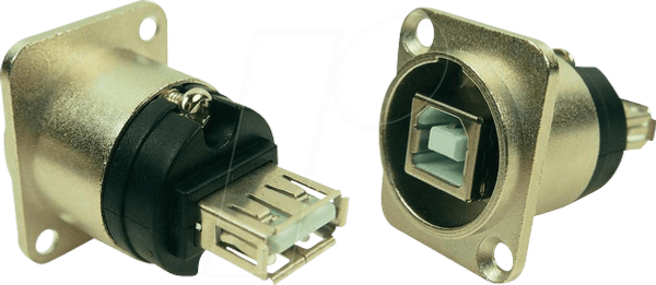 USB-адаптер FT, 1 разъем USB 2.0 B > 1 разъем USB 2.0 A