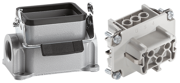 EPIC® H-BE 6 — 6+PE — розетка, SGR-LB, M20