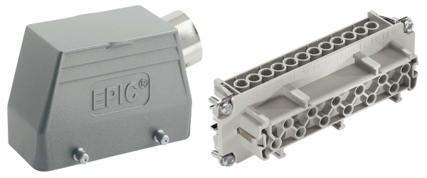 EPIC® H-BE 24 — 24+PE — роз'єм, TS, M25