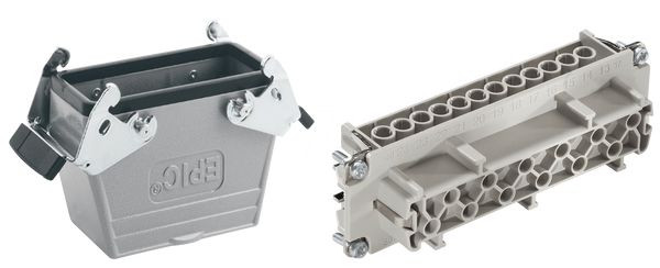 EPIC® H-BE 24 — 24+PE — розетка, TBF-LB, M25