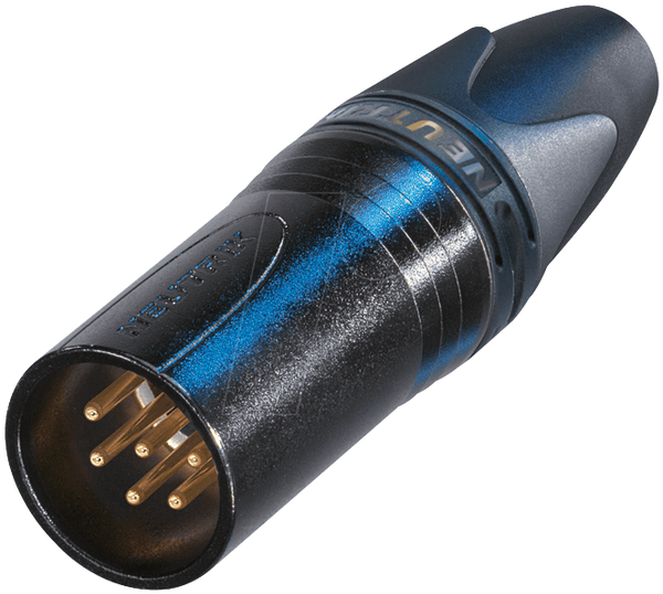 Кабельний роз'єм XLR 6-контактний, чорний