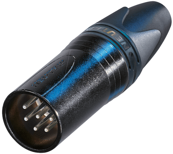 Кабельний роз'єм XLR 6-контактний, чорний