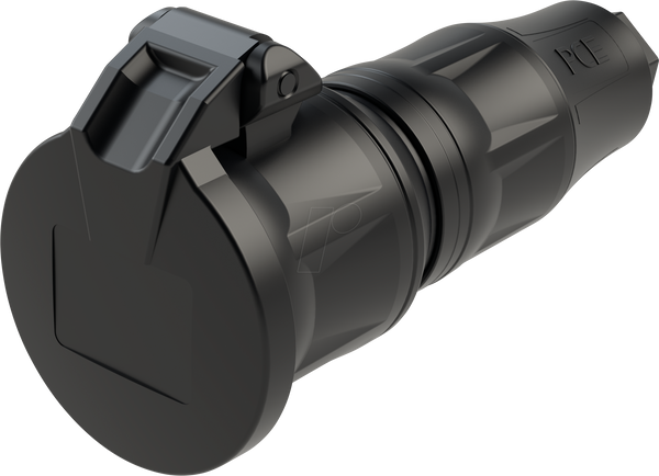 Захисна контактна муфта Taurus2 тип F - CEE 7/3, IP54, blac