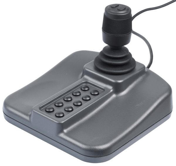 USB-джойстик для настольного использования, 3-осевой, с датчиком Холла, 10 кнопок.