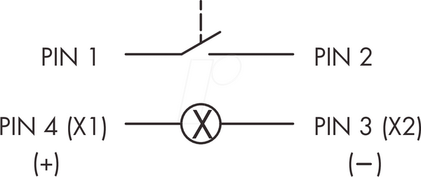 Кнопка - 1 S, дзвінок, сталь, LED-Ring білий