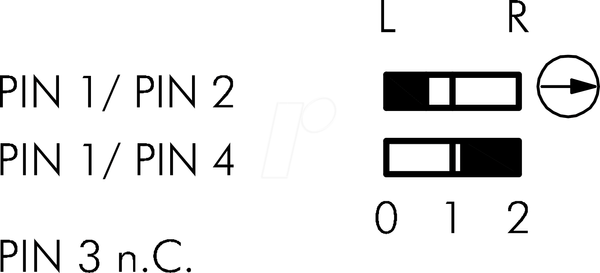 Клавішний перемикач - 1 Ö + 1 S, чорний
