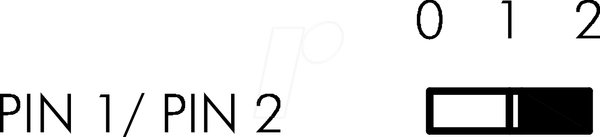 Кнопка - 1 S, світлодіодна біла, чорна