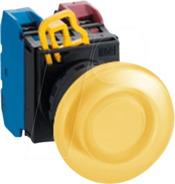 YW-22мм, PBI, грибовидний, пластиковий, мастиковий, 1NO, LED 230/240В AC/DC,