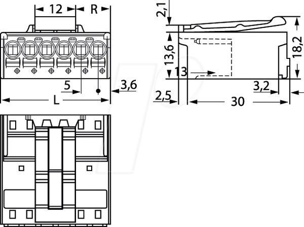 Роз'єм picoMAX 5.0, 6-контактний