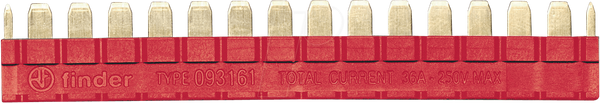 Перемычка типа Push-in, красная, для серий A1/A2, 39/93
