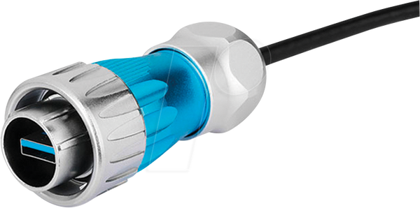 Разъем - USB 3.0 кабель типа A, штекер > штекер, байонетный, IP65/67