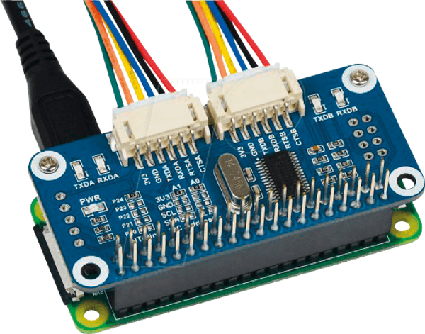 Raspberry Pi Shield - послідовне розширення, SC16IS752
