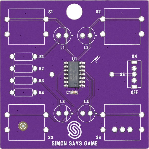 Комплект для паяння: Саймон каже, Attiny404