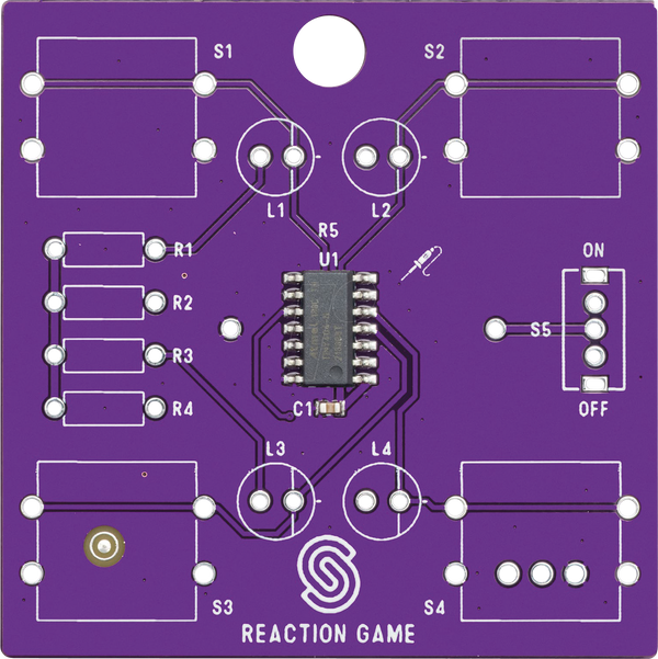 Набір для паяння: Гра на реакцію, Attiny404