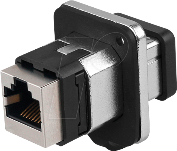 З'єднувач RJ45, двосторонній роз'єм RJ45, металевий