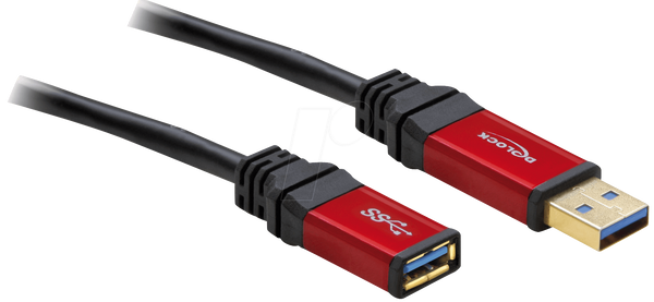 Подовжувач/розетка Delock USB 3.0 A, кабель преміум-класу довжиною 1 м