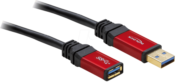 Подовжувач/розетка Delock USB 3.0 A, кабель преміум-класу 2 м