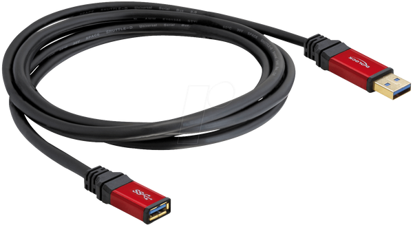 Подовжувач/розетка Delock USB 3.0 A, кабель преміум-класу 2 м