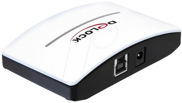 4-портовий концентратор DELOCK USB 3.0 з блоком живлення