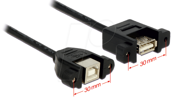 Кабель USB 2.0, роз'єм B-роз'єм, 1 м.