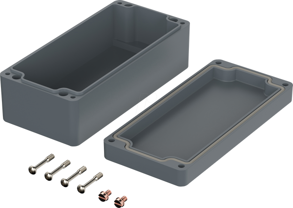 Корпус з поліестеру, IP66, 160x75x56.5 мм