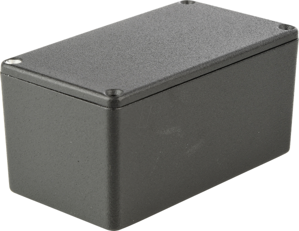 Алюминиевый корпус, 1550 DBK, 115 x 65 x 55 мм, черный