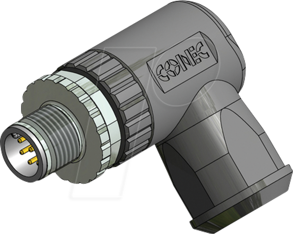 Роз'єм SAL M12x1, 8-контактний, кутовий