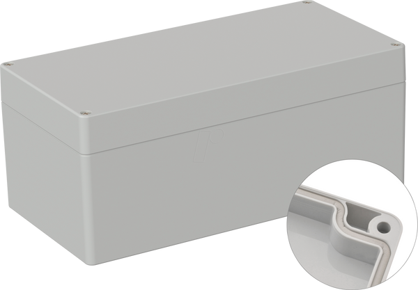 Промисловий корпус, 240,5 x 120 x 100,5 мм, IP66, світло-сірий