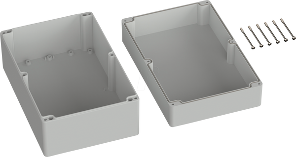 Промисловий корпус, 240,3 x 160,3 x 120 мм, IP66, світло-сірий