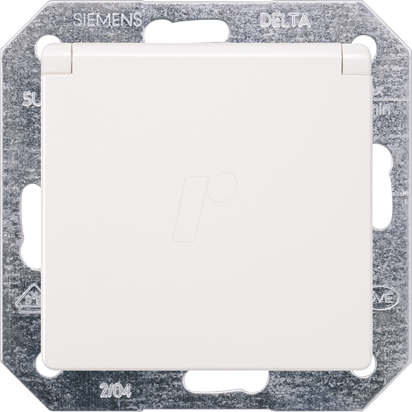 DELTA i-system, розетка із заземлюючим контактом 10/16 A 250 V